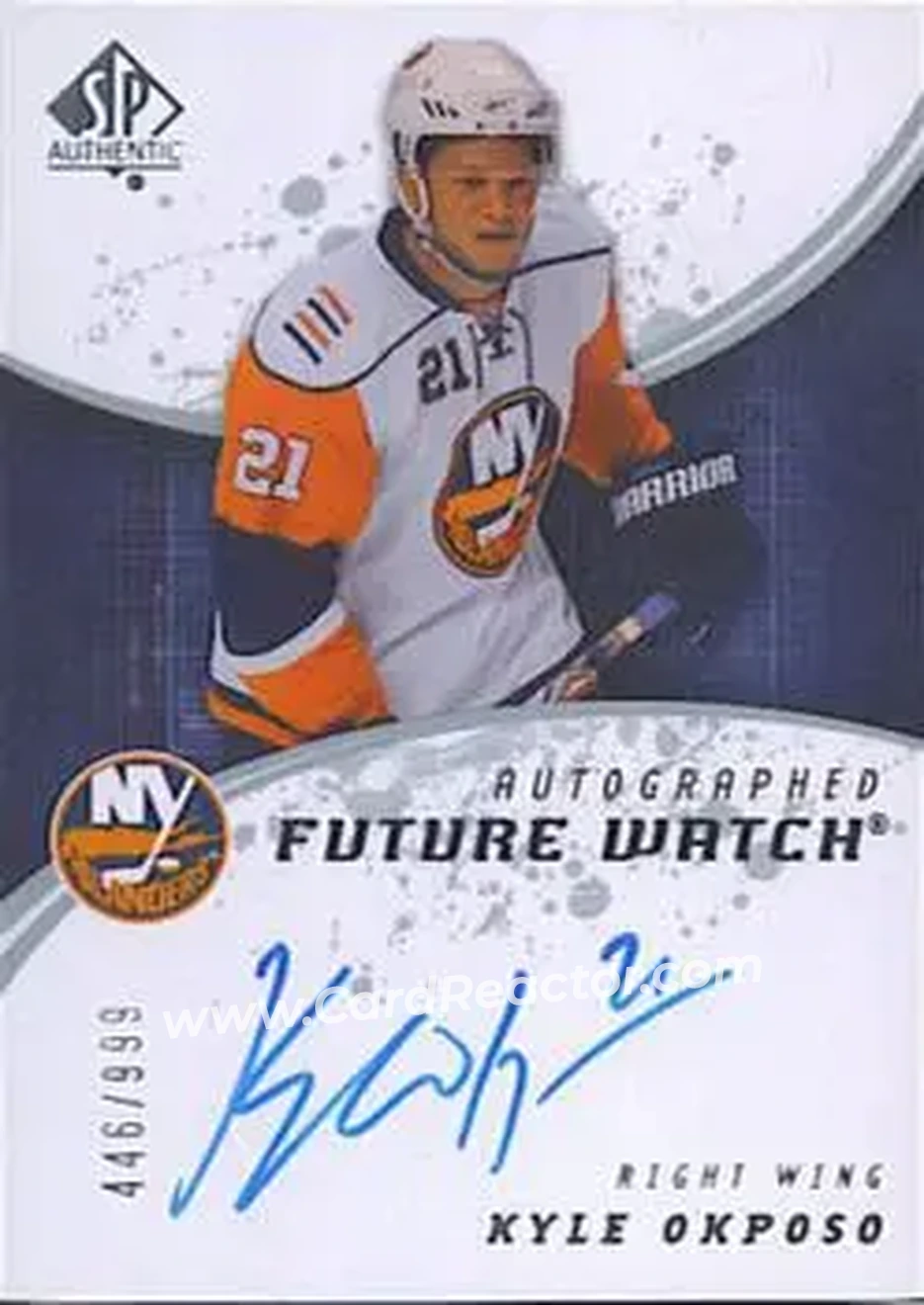 2008-09 SP Authentic #200 - Kyle Okposo - New York Islanders - Front