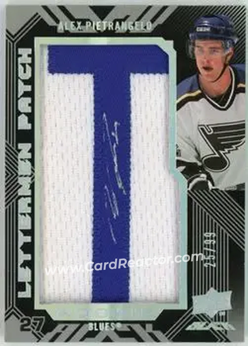 2008-09 UD Black #117 - Alex Pietrangelo - St. Louis Blues - Front 2008-09 UD Black #117 - Alex Pietrangelo - St. Louis Blues - Front