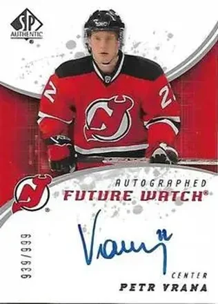 2008-09 SP Authentic #202 - Petr Vrana - New Jersey Devils