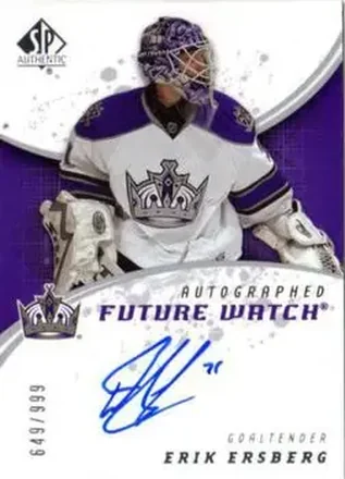 2008-09 SP Authentic #210 - Erik Ersberg - Los Angeles Kings