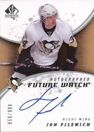 2008-09 SP Authentic #212 - Jon Filewich - Pittsburgh Penguins
