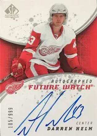 2008-09 SP Authentic #222 - Darren Helm - Detroit Red Wings