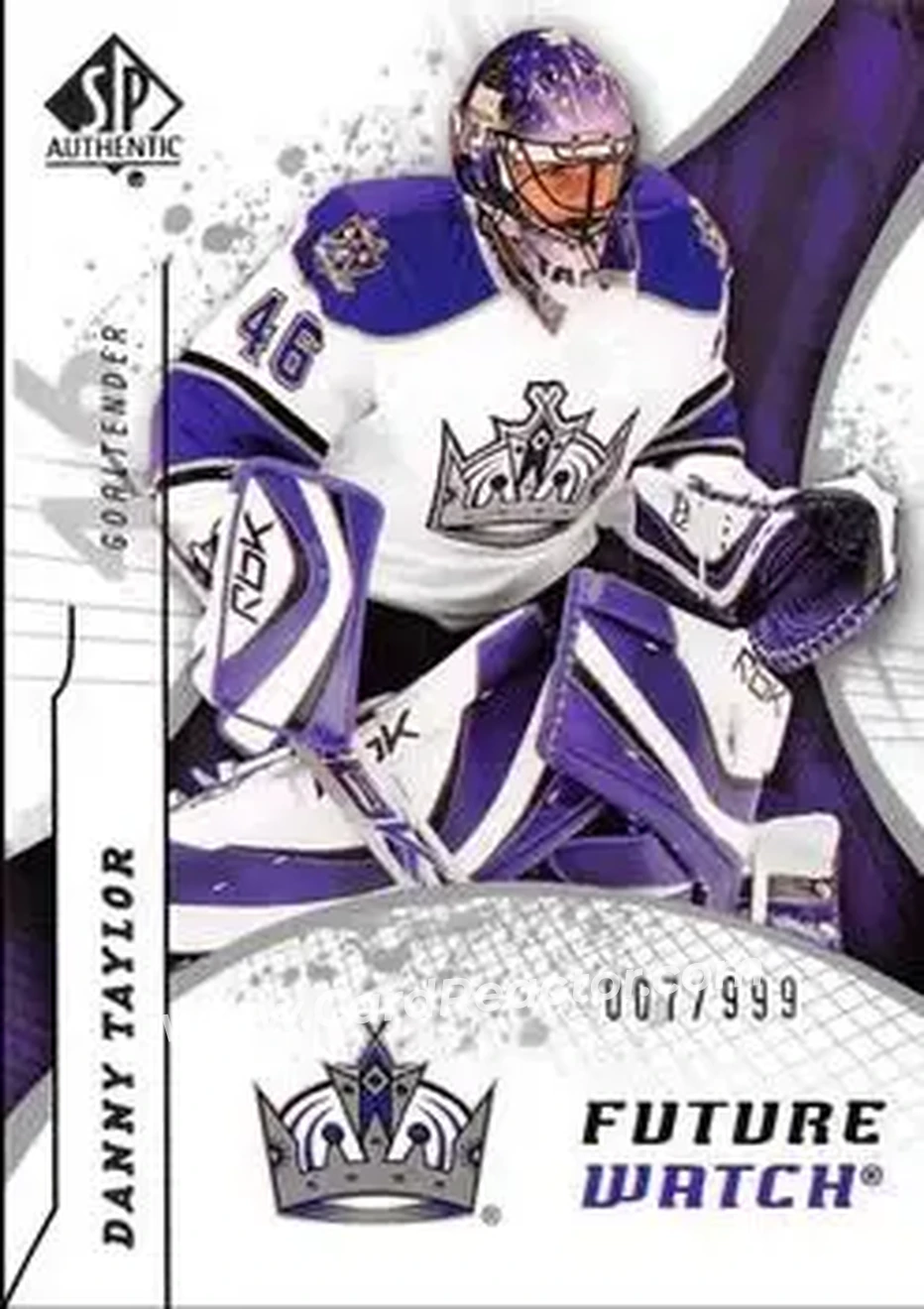 2008-09 SP Authentic #223 - Danny Taylor - Los Angeles Kings - Front