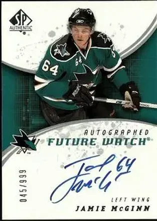 2008-09 SP Authentic #226 - Jamie McGinn - San Jose Sharks