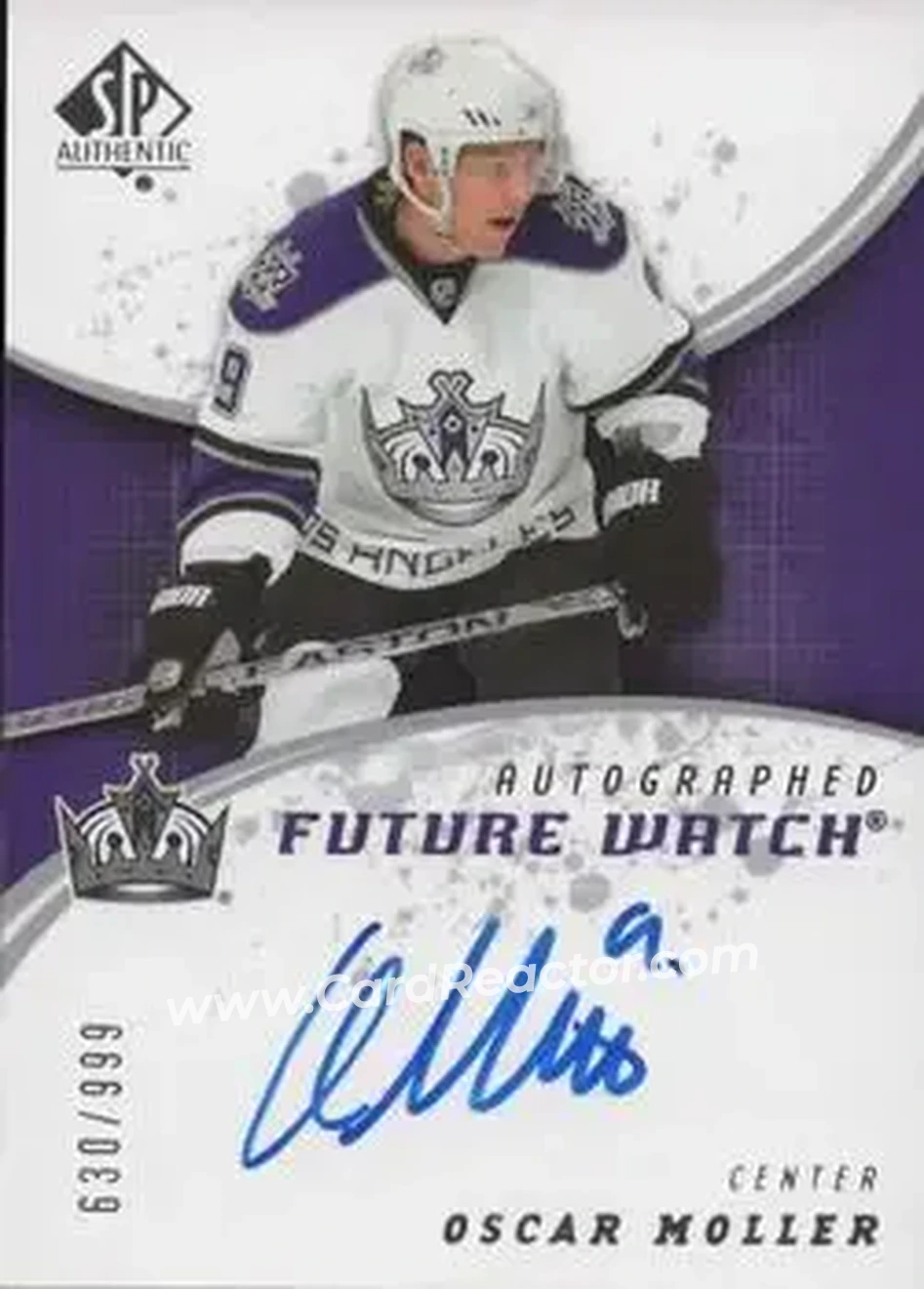 2008-09 SP Authentic #229 - Oscar Moller - Los Angeles Kings