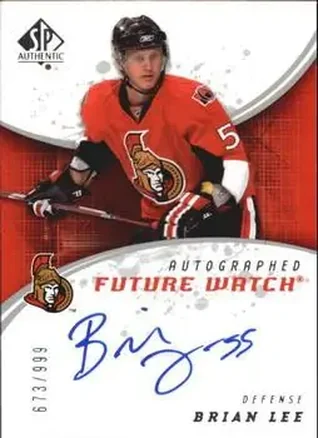 2008-09 SP Authentic #236 - Brian Lee - Ottawa Senators