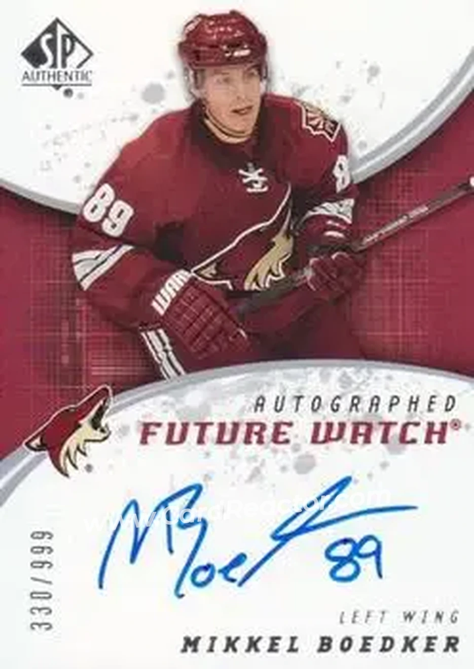 2008-09 SP Authentic #245 - Mikkel Boedker - Phoenix Coyotes - Front