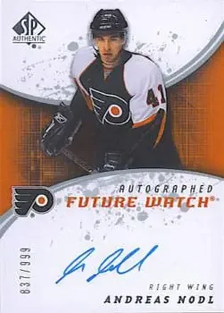2008-09 SP Authentic #250 - Andreas Nodl - Philadelphia Flyers
