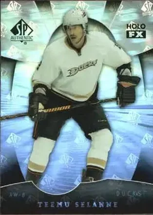 2008-09 SP Authentic - Holoview FX #FX44 - Teemu Selanne - Anaheim Ducks
