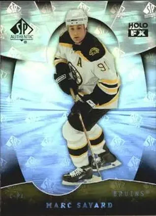 2008-09 SP Authentic - Holoview FX #FX46 - Marc Savard - Boston Bruins