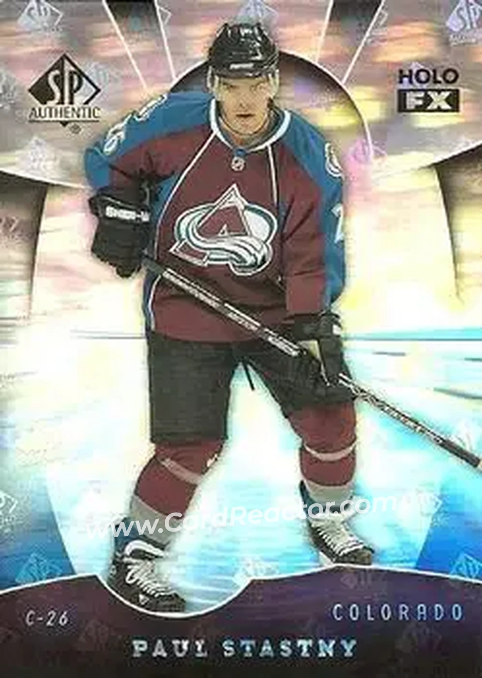 2008-09 SP Authentic - Holoview FX #FX53 - Paul Stastny - Colorado Avalanche - Front 2008-09 SP Authentic - Holoview FX #FX53 - Paul Stastny - Colorado Avalanche - Front