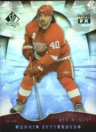 2008-09 SP Authentic - Holoview FX #FX57 - Henrik Zetterberg - Detroit Red Wings
