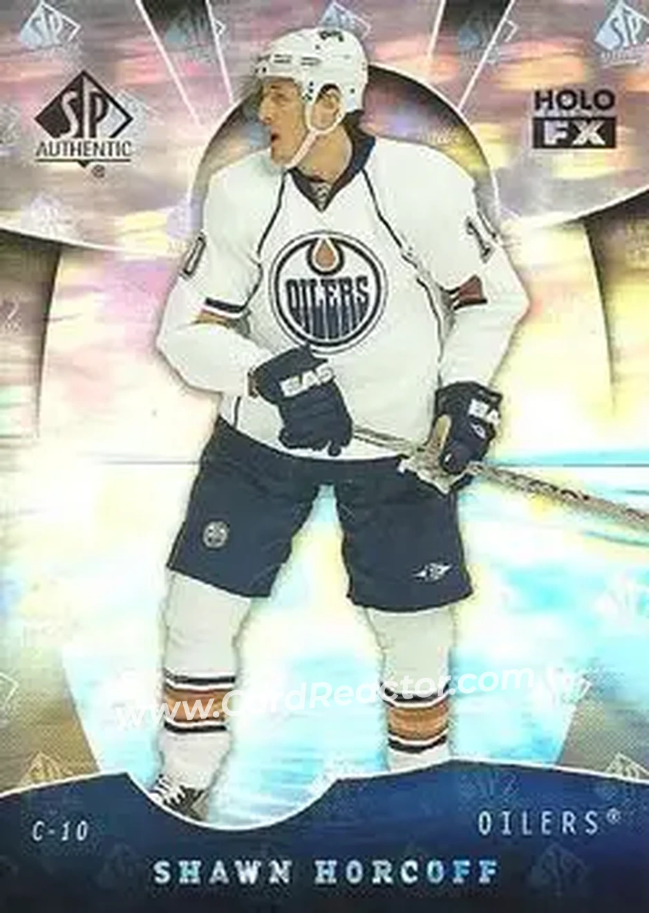 2008-09 SP Authentic - Holoview FX #FX60 - Shawn Horcoff - Edmonton Oilers - Front 2008-09 SP Authentic - Holoview FX #FX60 - Shawn Horcoff - Edmonton Oilers - Front