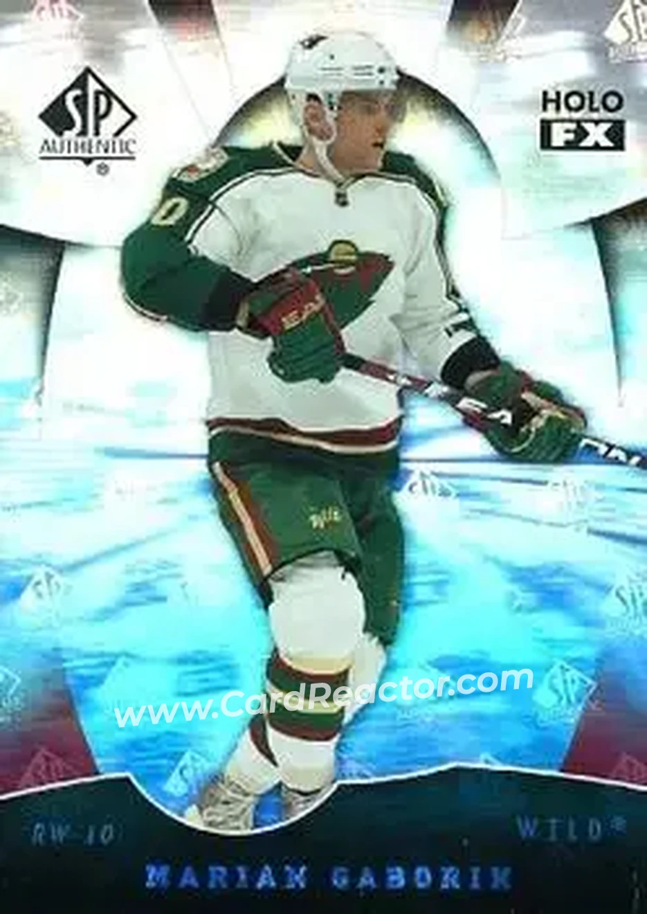 2008-09 SP Authentic - Holoview FX #FX64 - Marian Gaborik - Minnesota Wild - Front