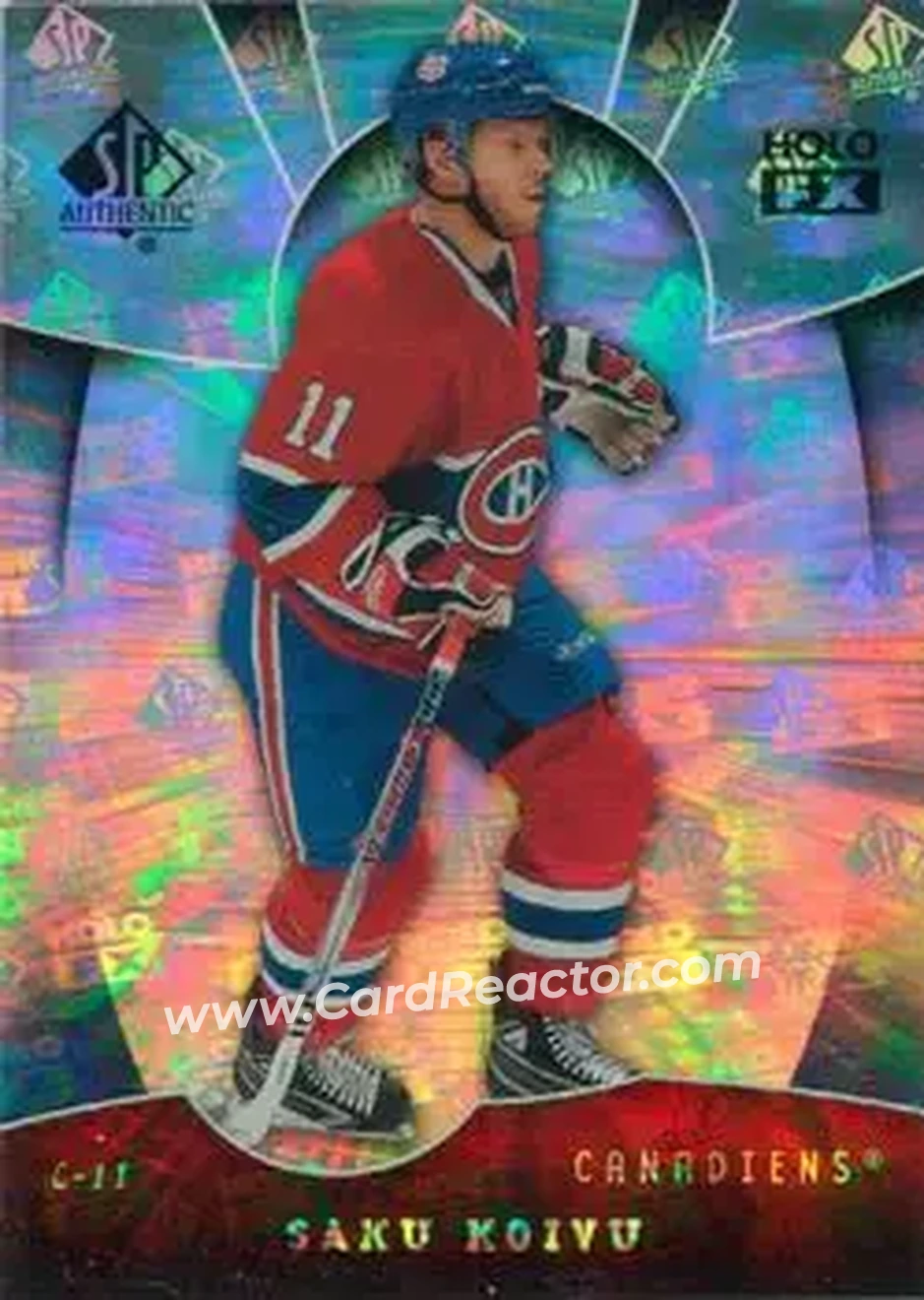 2008-09 SP Authentic - Holoview FX #FX65 - Saku Koivu - Montreal Canadiens - Front 2008-09 SP Authentic - Holoview FX #FX65 - Saku Koivu - Montreal Canadiens - Front