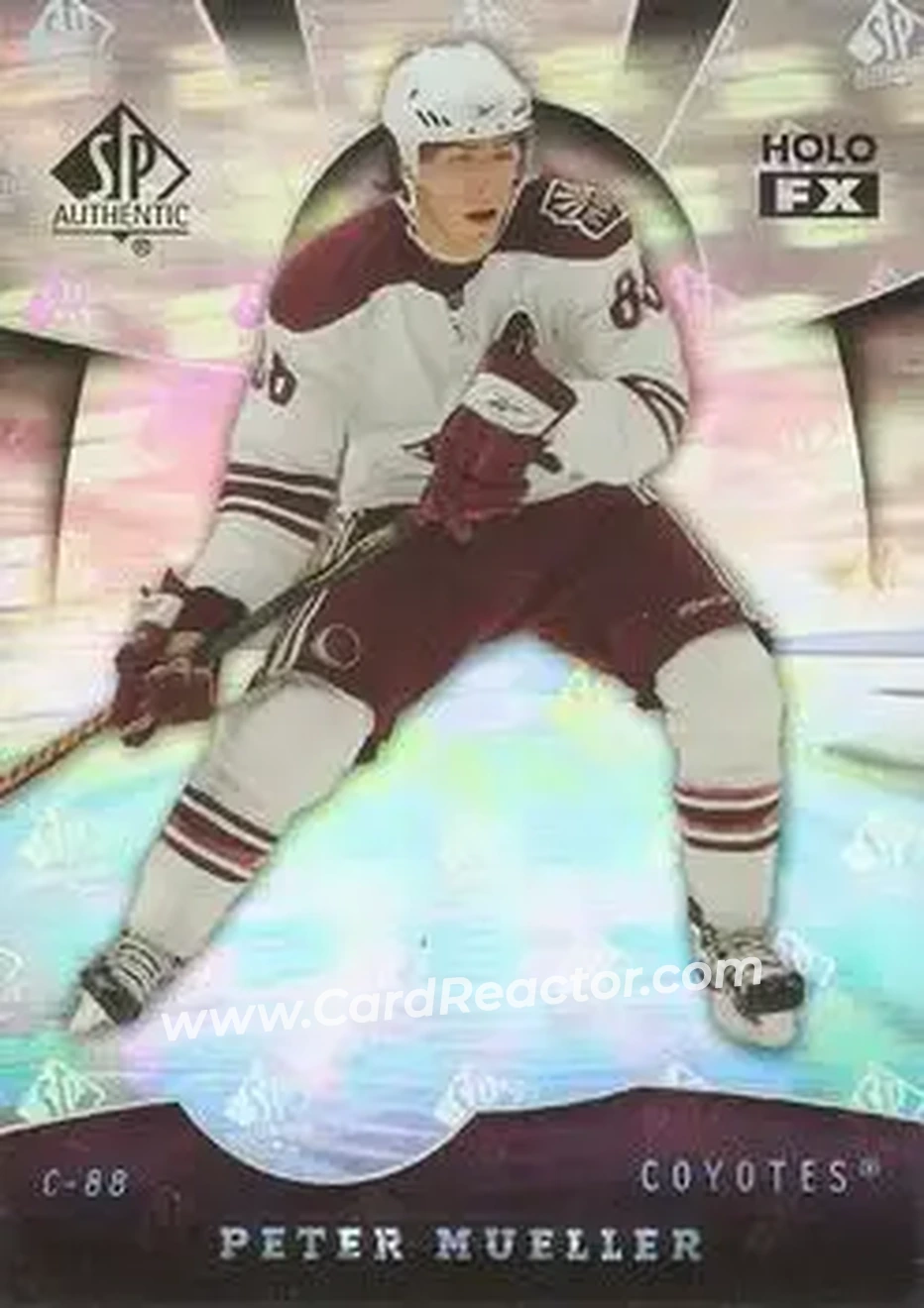 2008-09 SP Authentic - Holoview FX #FX72 - Peter Mueller - Phoenix Coyotes - Front