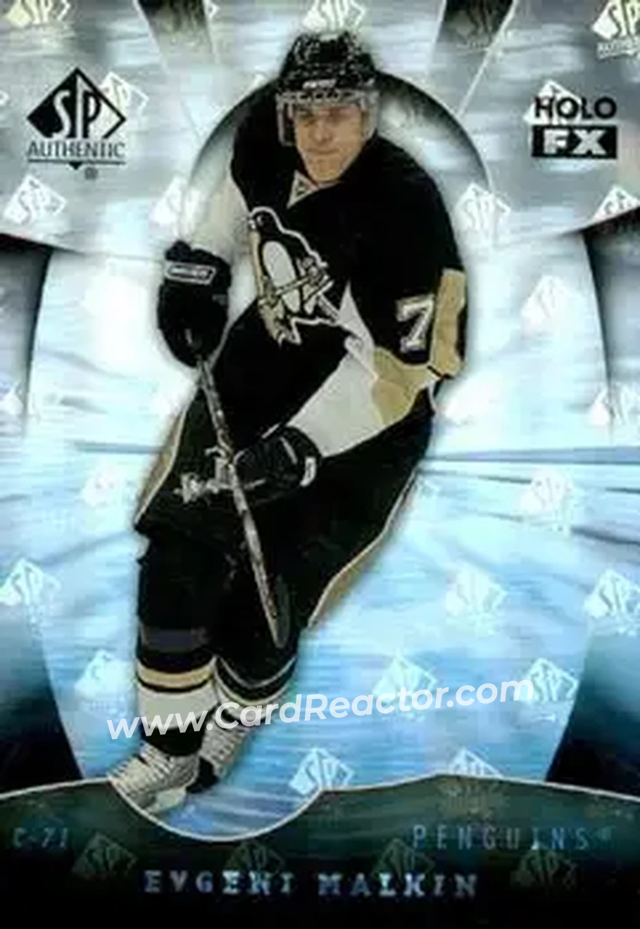 2008-09 SP Authentic - Holoview FX #FX73 - Evgeni Malkin - Pittsburgh Penguins - Front