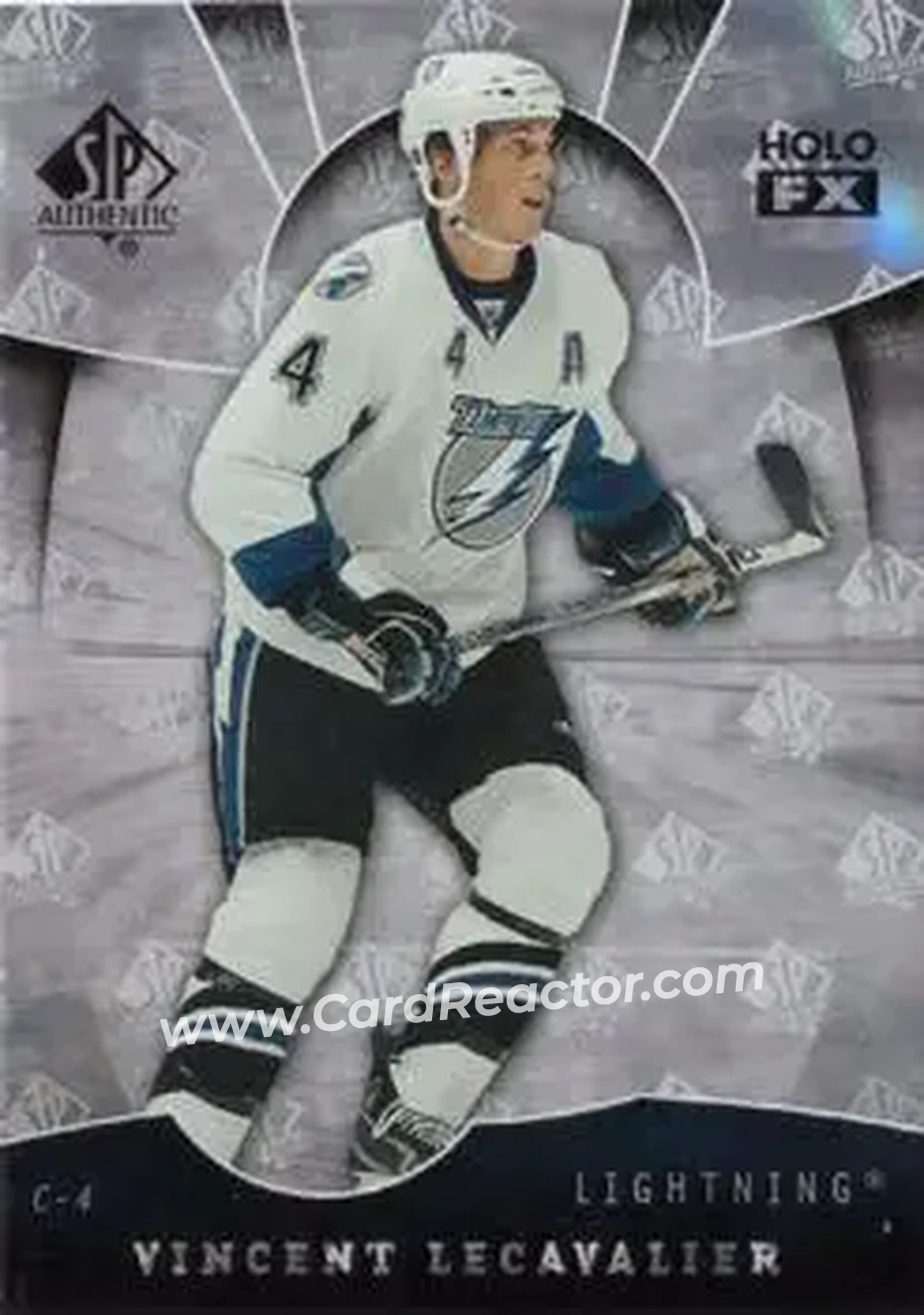 2008-09 SP Authentic - Holoview FX #FX79 - Vincent Lecavalier - Tampa Bay Lightning - Front