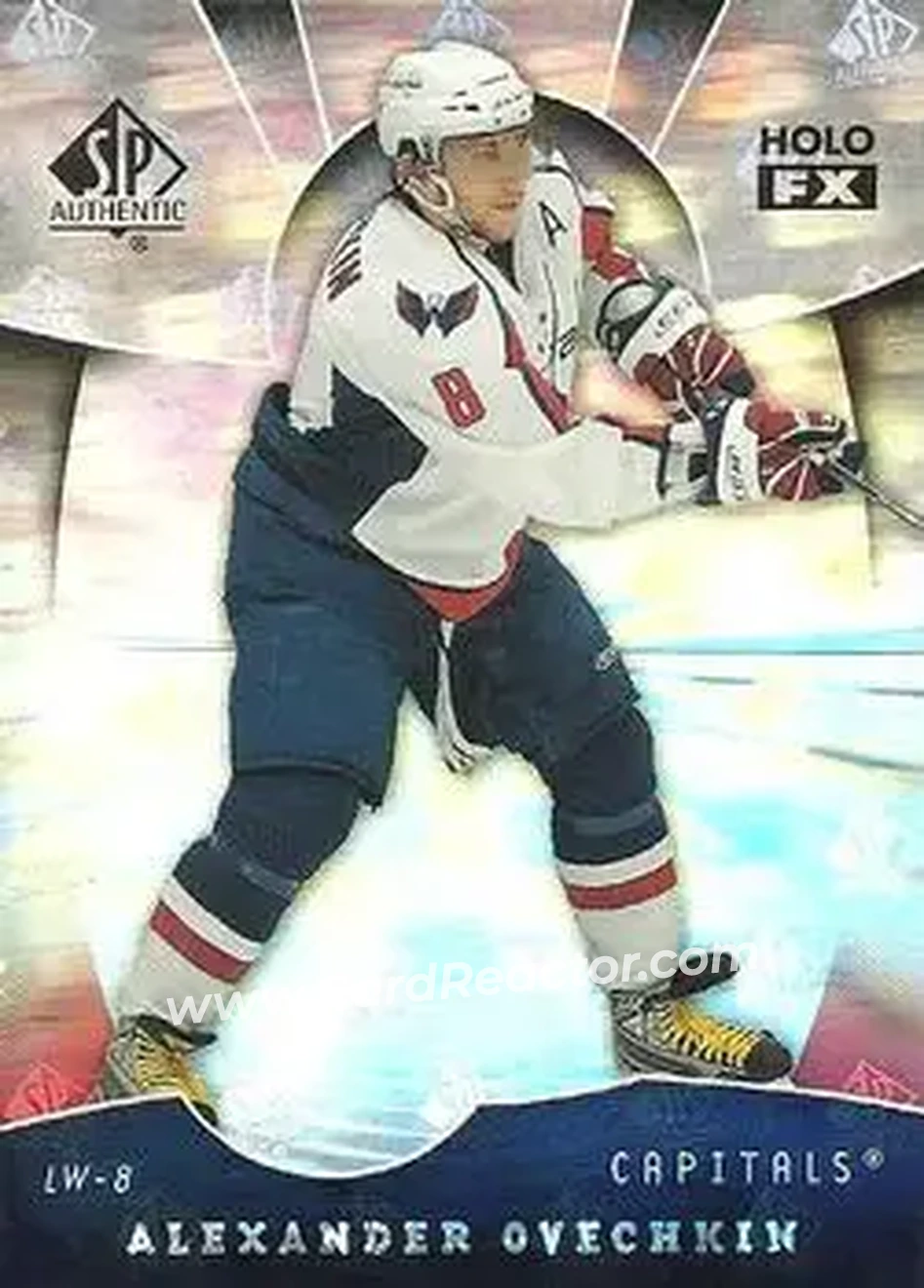 2008-09 SP Authentic - Holoview FX #FX83 - Alex Ovechkin - Washington Capitals - Front 2008-09 SP Authentic - Holoview FX #FX83 - Alex Ovechkin - Washington Capitals - Front