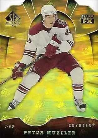 2008-09 SP Authentic - Holoview FX Die Cut #FX72 - Peter Mueller - Phoenix Coyotes