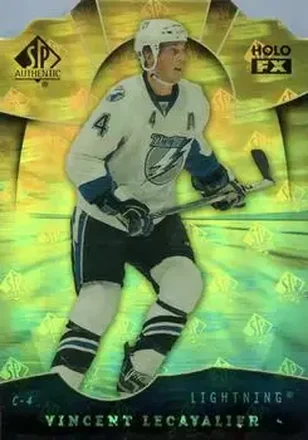 2008-09 SP Authentic - Holoview FX Die Cut #FX79 - Vincent Lecavalier - Tampa Bay Lightning