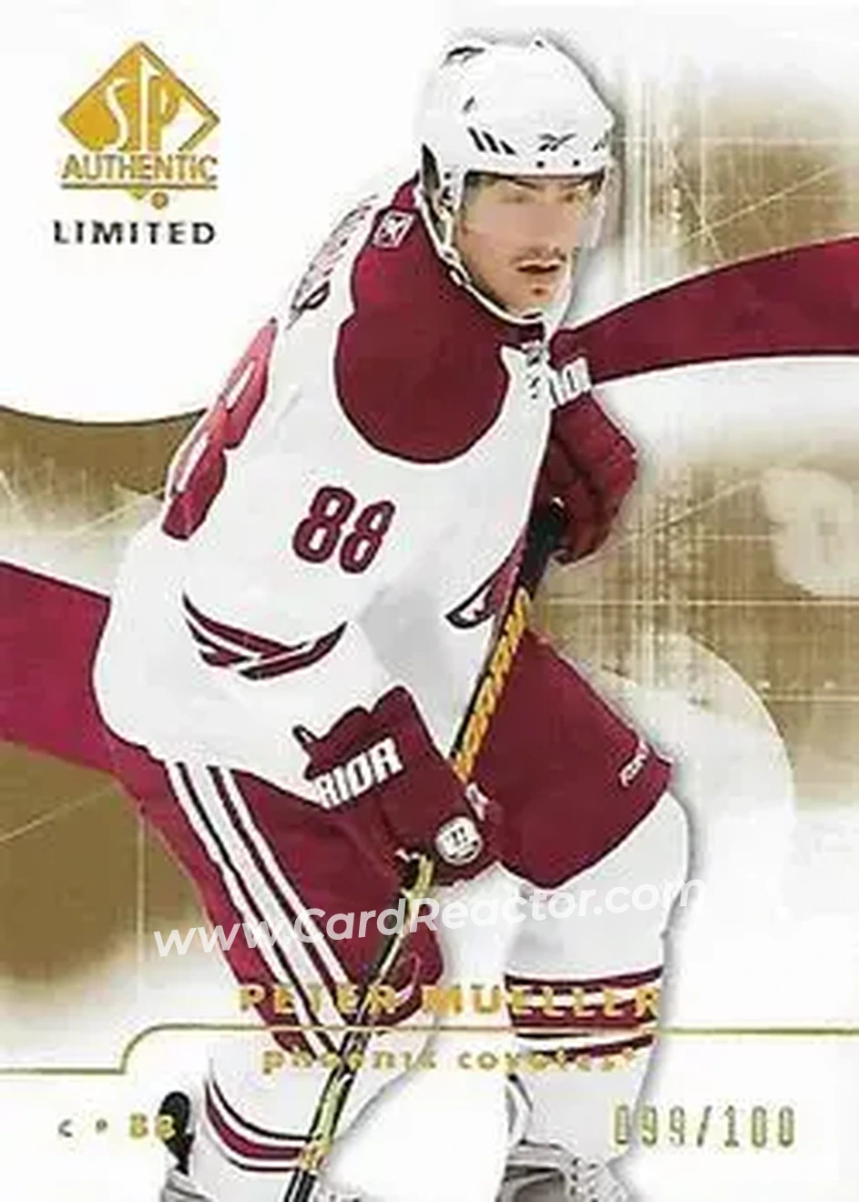 2008-09 SP Authentic - Limited #22 - Peter Mueller - Phoenix Coyotes - Front 2008-09 SP Authentic - Limited #22 - Peter Mueller - Phoenix Coyotes - Front