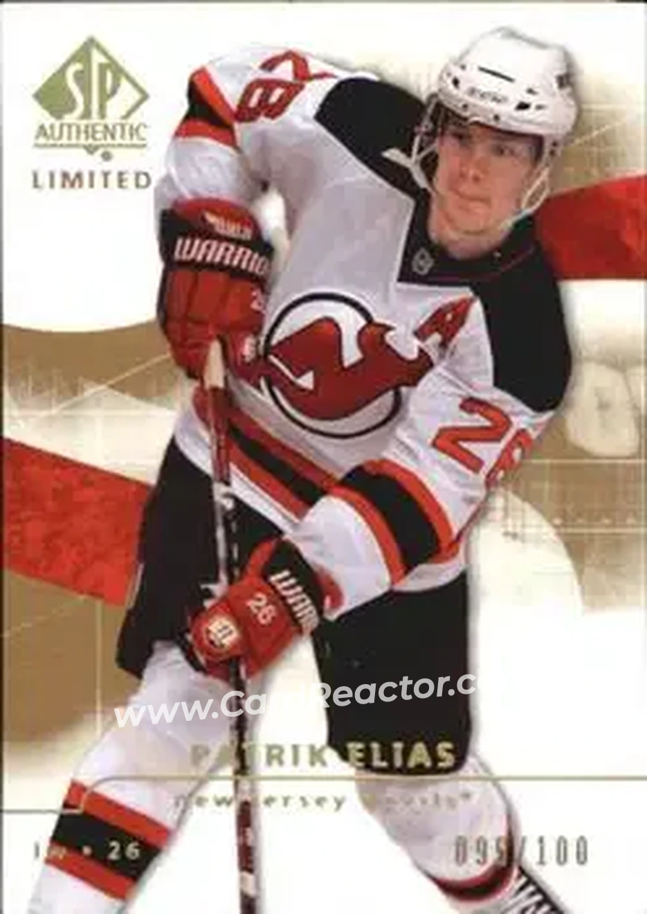 2008-09 SP Authentic - Limited #26 - Patrik Elias - New Jersey Devils - Front 2008-09 SP Authentic - Limited #26 - Patrik Elias - New Jersey Devils - Front