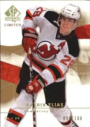 2008-09 SP Authentic - Limited #26 - Patrik Elias - New Jersey Devils