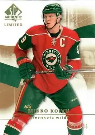 2008-09 SP Authentic - Limited #28 - Mikko Koivu - Minnesota Wild