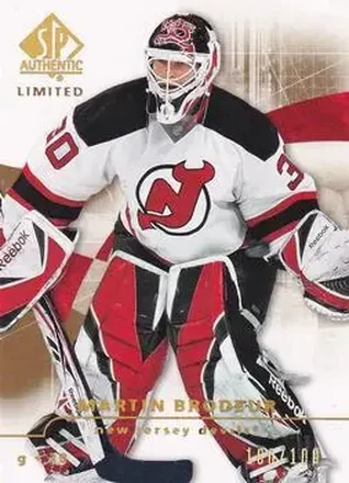 2008-09 SP Authentic - Limited #45 - Martin Brodeur - New Jersey Devils