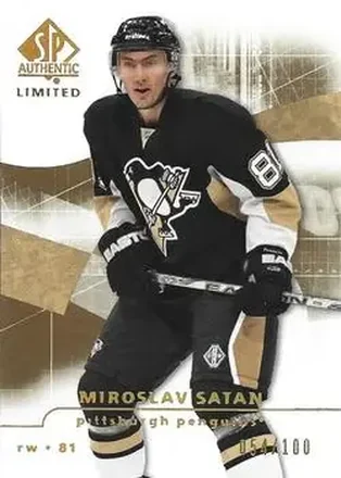 2008-09 SP Authentic - Limited #48 - Miroslav Satan - Pittsburgh Penguins