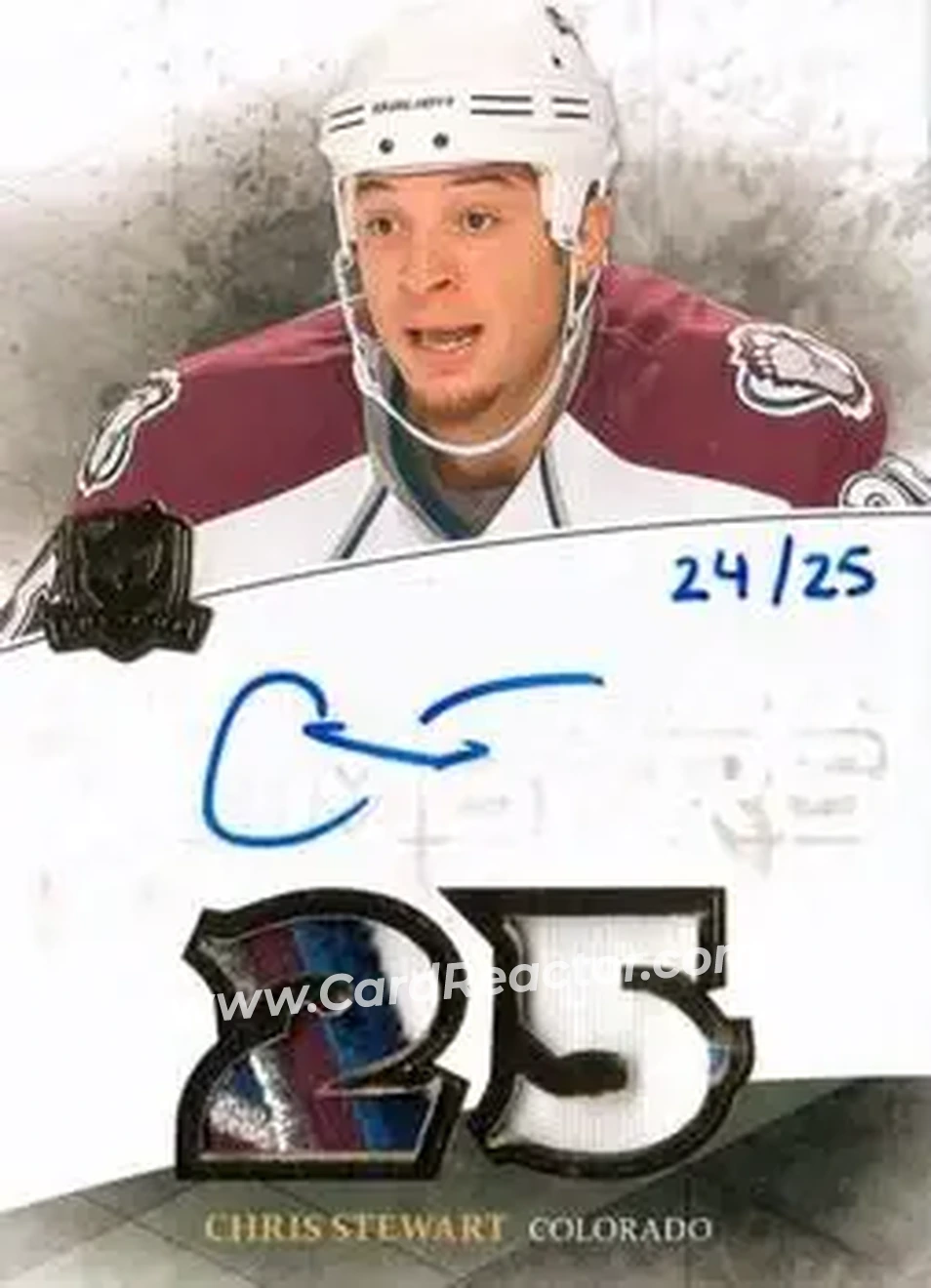 2010-11 Upper Deck The Cup - Honorable Numbers #HN-CS - Chris Stewart - Colorado Avalanche - Front