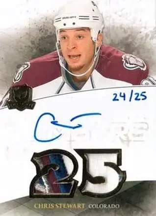 2010-11 Upper Deck The Cup - Honorable Numbers #HN-CS - Chris Stewart - Colorado Avalanche