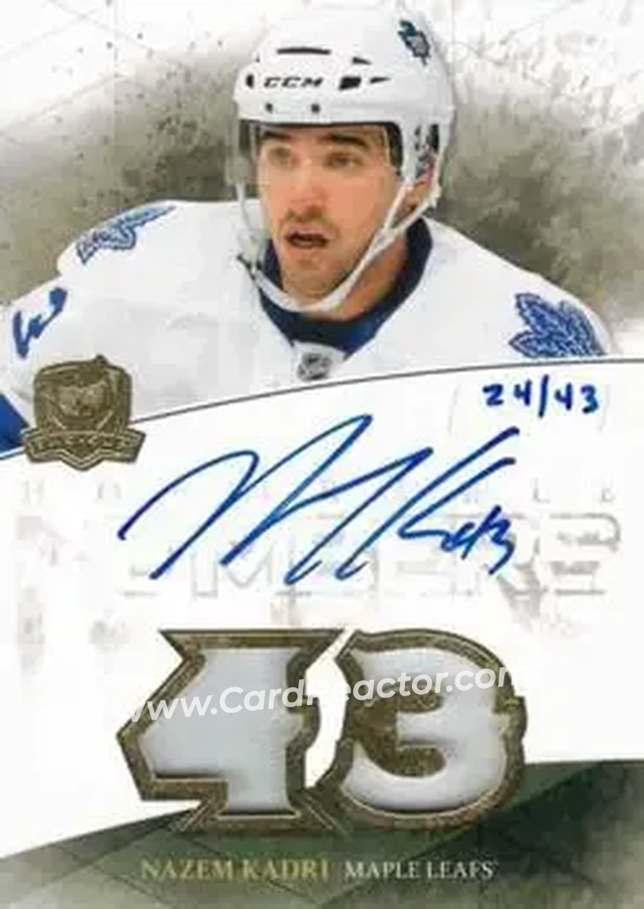 2010-11 Upper Deck The Cup - Honorable Numbers #HN-NK - Nazem Kadri - Toronto Maple Leafs - Front
