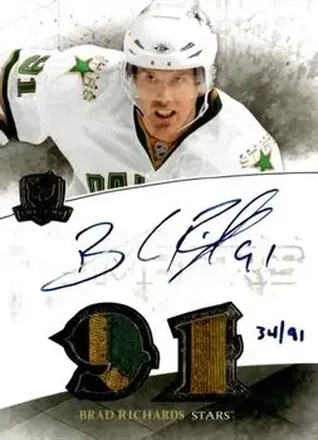 2010-11 Upper Deck The Cup - Honorable Numbers #HN-RI - Brad Richards - Dallas Stars