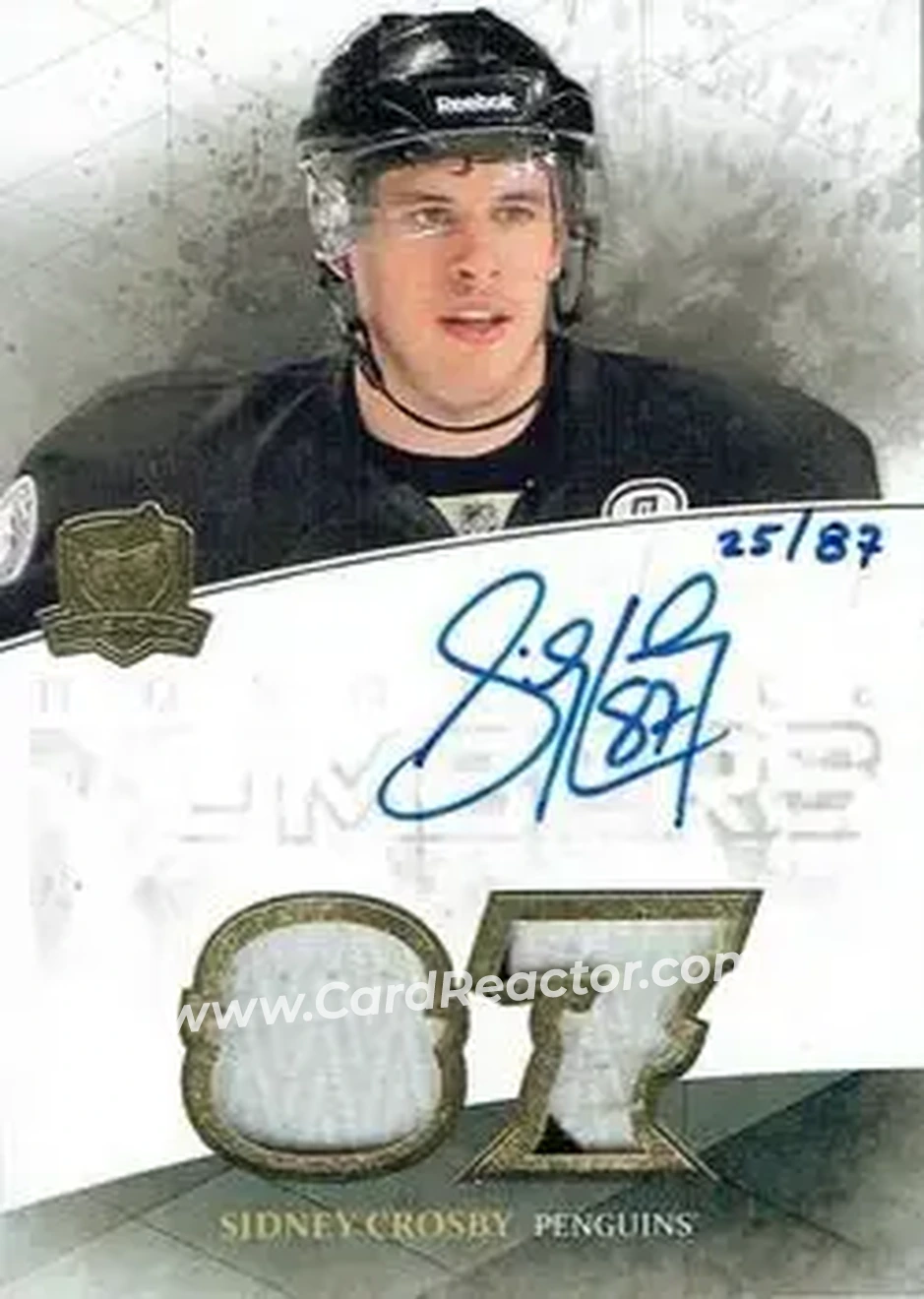 2010-11 Upper Deck The Cup - Honorable Numbers #HN-SC - Sidney Crosby - Pittsburgh Penguins - Front