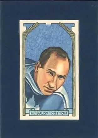 2008-09 In The Game Superlative Franchise - Vintage Base #12 - Harold Baldy Cotton - Toronto Maple Leafs