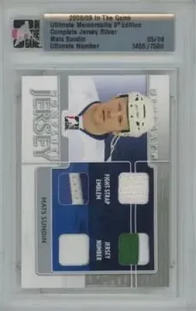 2008-09 In The Game Ultimate Memorabilia - Complete Jersey #12 - Mats Sundin - Vancouver Canucks