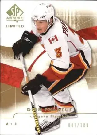 2008-09 SP Authentic - Limited #75 - Dion Phaneuf - Calgary Flames