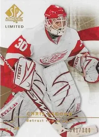 2008-09 SP Authentic - Limited #85 - Chris Osgood - Detroit Red Wings