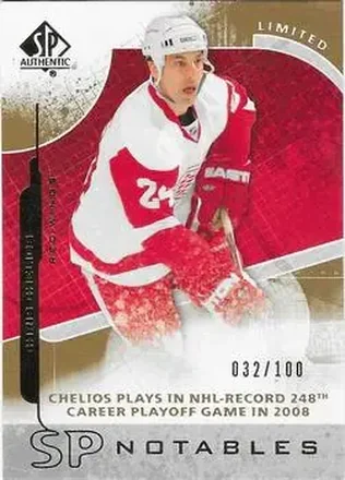 2008-09 SP Authentic - Limited #108 - Chris Chelios - Detroit Red Wings