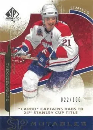 2008-09 SP Authentic - Limited #112 - Guy Carbonneau - Montreal Canadiens