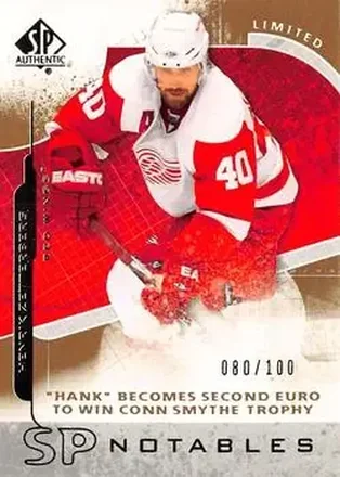 2008-09 SP Authentic - Limited #117 - Henrik Zetterberg - Detroit Red Wings