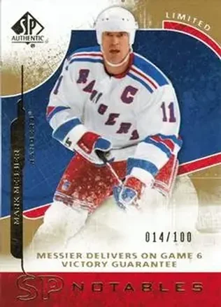 2008-09 SP Authentic - Limited #129 - Mark Messier - New York Rangers