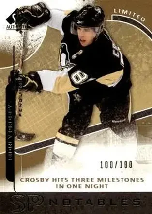 2008-09 SP Authentic - Limited #150 - Sidney Crosby - Pittsburgh Penguins