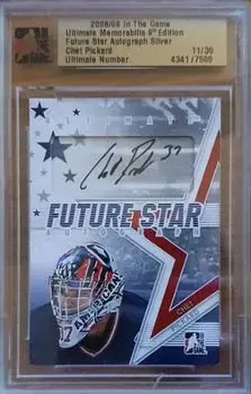 2008-09 In The Game Ultimate Memorabilia feature card