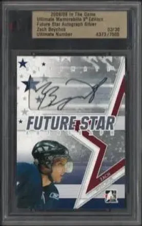 2008-09 In The Game Ultimate Memorabilia feature card
