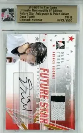 2008-09 In The Game Ultimate Memorabilia feature card