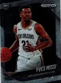 2024-25 Panini Prizm Black #3 - Yves Missi - New Orleans Pelicans