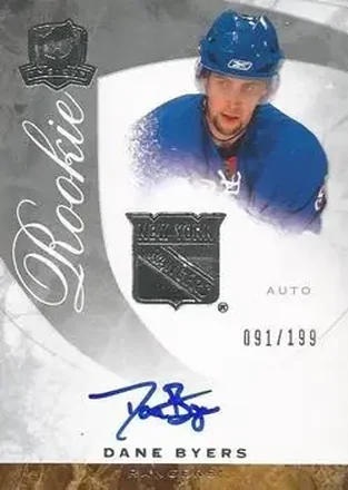 2008-09 Upper Deck The Cup #70 - Dane Byers - New York Rangers